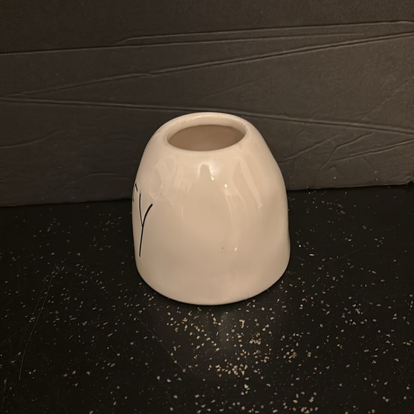 Rae Dunn white honey pot with black “Honey” on front - Picture 2 of 6